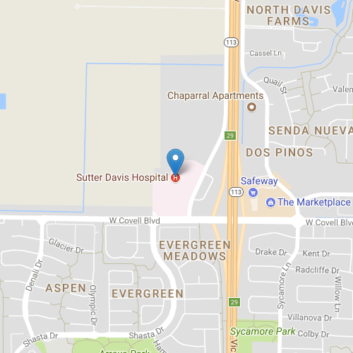 Sutter hospital map preview